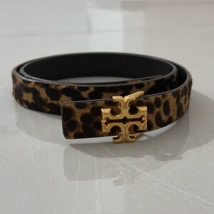 Tory Burch Leopard Belt